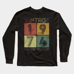 Vintage 1974 Long Sleeve T-Shirt